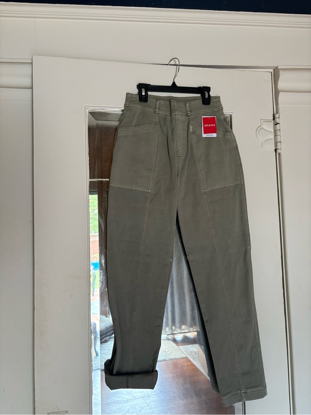 SPANX Olive Utility High-Waist Pants